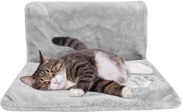 Килимок для котів на радіатор Dokeno, лежанка-гамак, м'який плюшевий, 46x30x25 см