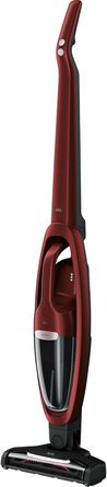 AEG QX7-1ULTAN 2in1 Cordless Vacuum Cleaner / Slim Design / Power-Soft Roller + Multi-Surface Nozzle / Hard Floors & Carpets / Up to 50 min Run Time / 21.6V / Includes Pet Hair Nozzle and Accessories / Freestanding / Red 2021 Model 21.6V With Soft Roller
