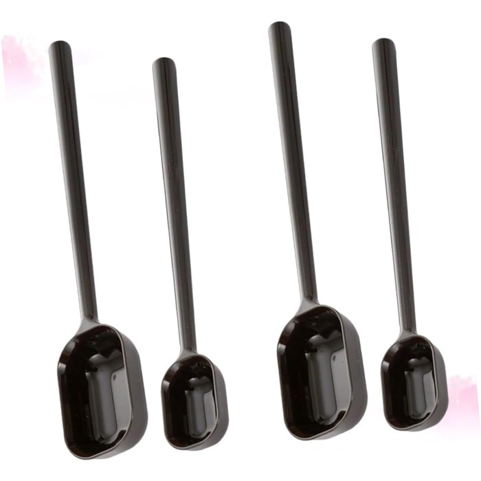 LIFKOME 4-Piece Kitchen Utensil Liquid Mixing Rod Measuring Cup for Liquids Milk Powder Spoon Nested Measuring Cups Vintage Measuring Spoon Stirring Stick Salt Spoon Baby