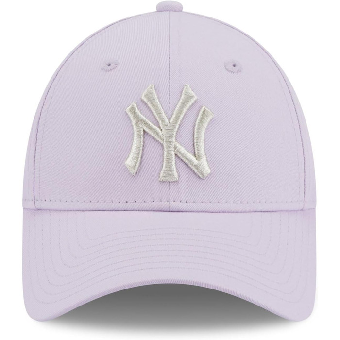 Шапка New Era New York Yankees з помпоном для жінок (один розмір, фіолетовий)