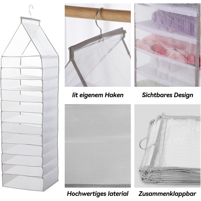 Чохли для одягу, 2 шт. (110x60x25 см), дихаючі сумки для одягу на блискавці, сірий колір