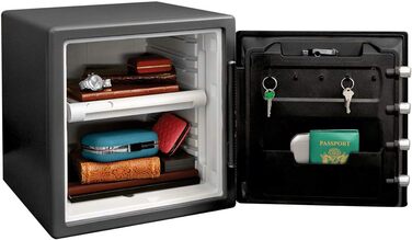 Master Lock: вогнестійкий та водонепроникний сейф, 23L, 417x348x478 мм, цифровий код, підсвічування, для дому та офісу