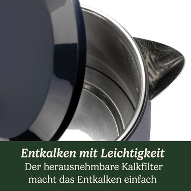 Cuisinart Kettle | Rapid-boiling, cordless kettle, 3kW | Gray, stainless steel, matte finish | 1.5L capacity | Part of coordinated kettle and toaster sets 1.5L pitcher Gray