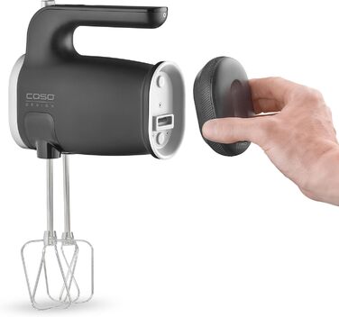 CASO Click & Mix - бездротовий ручний міксер, акумуляторний, для змішування, вимішування тіста, збивання, 8 швидкостей (600-1200 об/хв)