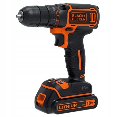 Ударний шурупокрут Black & Decker з 2 акумуляторами по 1,5 Аг 18В
