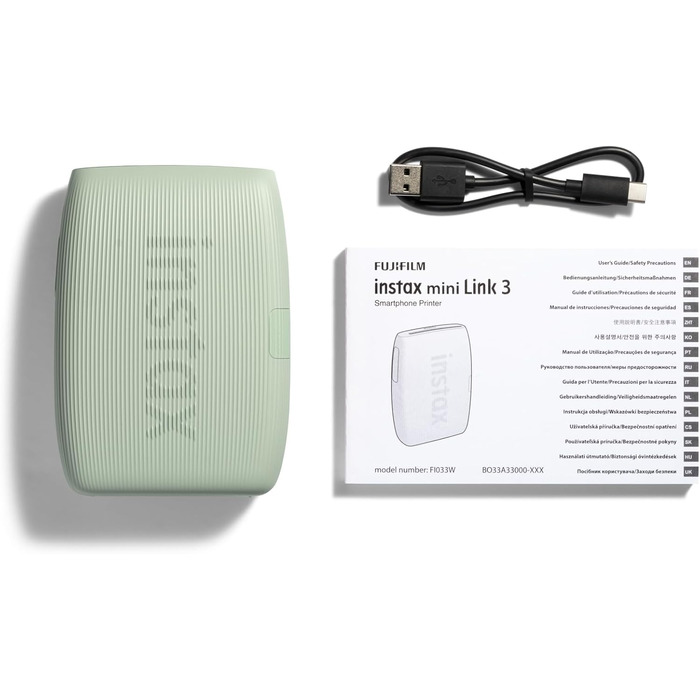 Фотопринтер INSTAX mini Link 3, Sage Green (Салатовий)