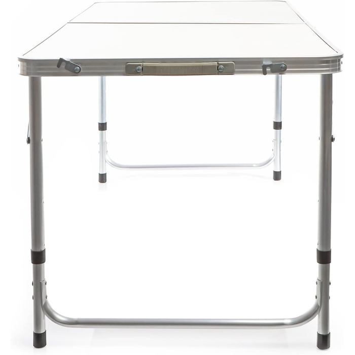 Зручний складаний туристичний стіл з регулюванням висоти 54/61/70 см. Алюмінієвий каркас, стільниця з МДФ, портативний, багатофункціональний, буфетний, для кемпінгу, саду та відпочинку (120x60x70 см)
