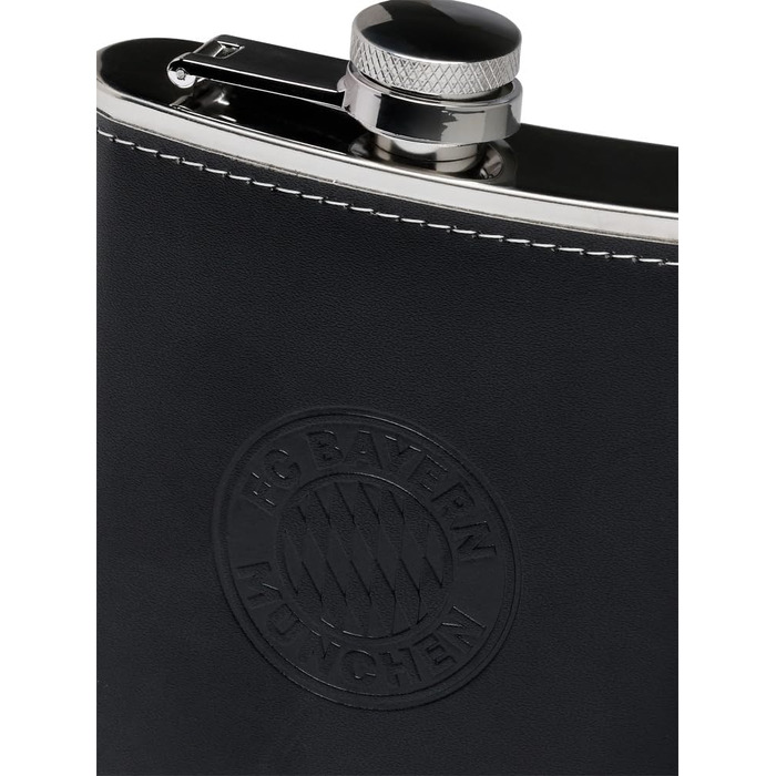 Набір фляга FC Bayern München з подарунковою коробкою, 2 чашки та воронка, 200 мл, нержавіюча сталь