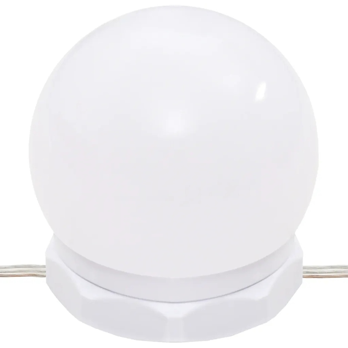 Шафа у ванну кімнату з дзеркалом та LED-підсвіткою, дуб сонома, 76x15x55 см