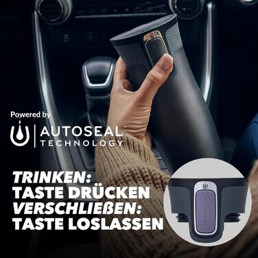 Термокружка Contigo West Loop Autoseal з нержавіючої сталі, 470 мл, Dark Plum (вишневий)