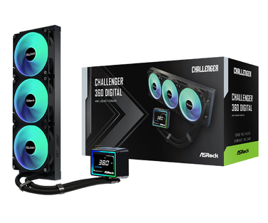 Рідинне охолодження процесора ASRock Challenger 360 Digital