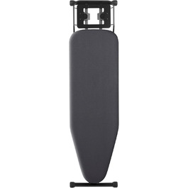 Гладильна дошка Aoufottes люкс, розширювана, з підставкою для праски, чорна, 120x38 см