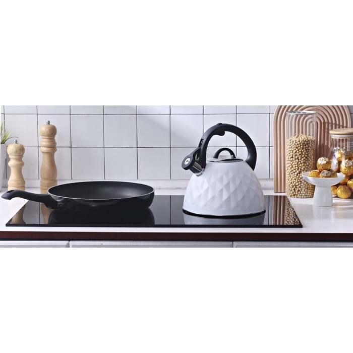 Класичний сталевий чайник Karl Hausmann, 3 л, чорний/сірий