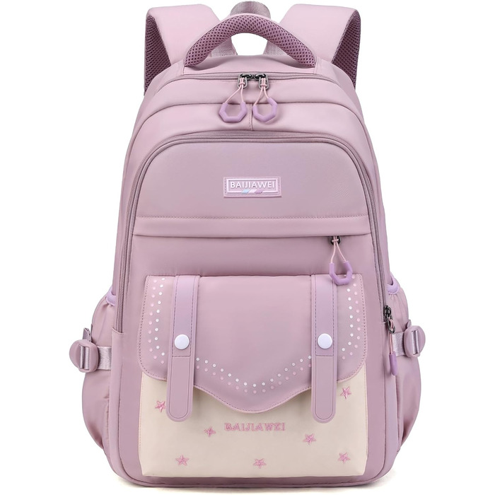 Шкільний рюкзак для дівчаток-підлітків, 2025, великий, для гімназії, старшої школи, 30L, фіолетовий