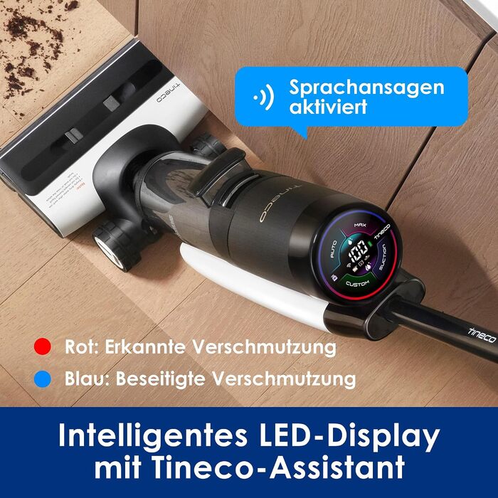 Вертикальний миючий пилосос Tineco Floor ONE S7 Pro з функцією FlashDry та системою DualBlock