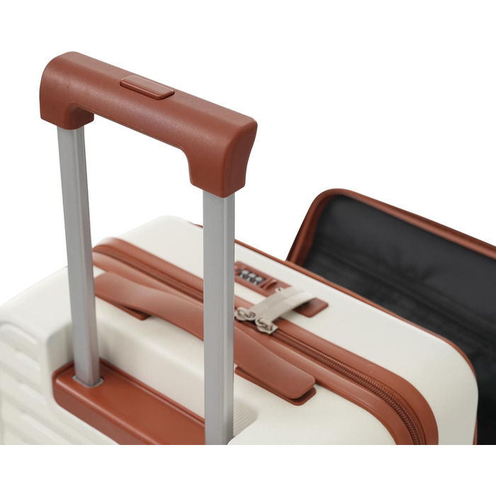 Набір валіз Merax TSA-Lock 3 шт. (M-L-XL) з телескопічним ручками та 4 колесами, чорний, PP-матеріал