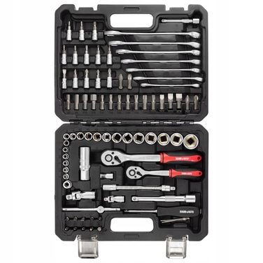 Набір інструментів у кейсі, набір ключів 4-22 мм, 82 предмети