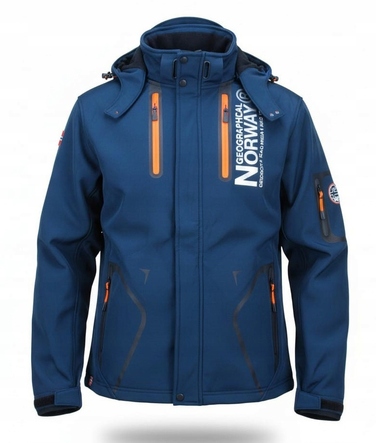 Спортивна куртка softshell Geographical Norway для трекінгу та туризму, р. L