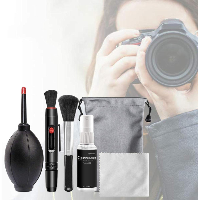 Набір для чищення камери: професійний комплект для догляду за об'єктивами та корпусом | Бластер для видалення пилу, аксесуари для чищення фототехніки