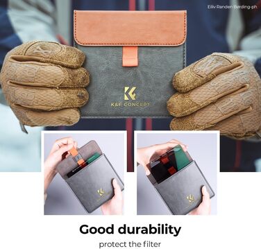 Набір фільтрів K&F Concept Nano-X: квадратний фільтр, адаптерні кільця (8 шт.), ND4