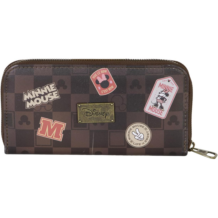 Disney Minnie Mouse Journey Essential Wallet, Brown, 19 x 10 cm
