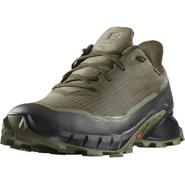 Чоловічі трейлові кросівки Salomon Alphacross 5 Gore-Tex (46 2/3 EU, Olive Night Black Deep Lichen Green) Чоловічі трейлові кросівки Salomon Alphacross 5 Gore-Tex (46 2/3 EU, Olive Night Black Deep Lichen Green)