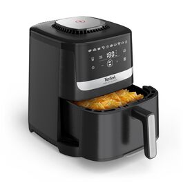 Фритюрниця Tefal Easy Fry Silence 7л, біла - аерофритюрниця з тихим режимом та 10 програмами приготування, EY8421E0