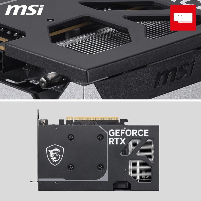 Відеокарта MSI GeForce RTX 5050 VENTUS 2X OC 8GB GDDR6, PCIe 5.0