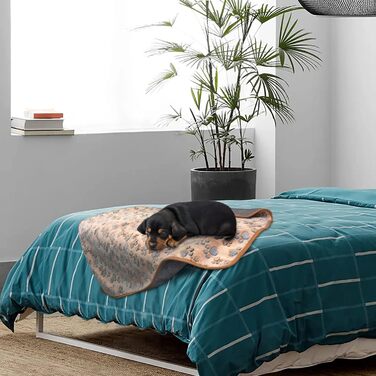 Водонепроникна собача ковдра HYLYUN (2 шт.) - м'яка флісова ковдра для собак, котів, цуценят. Розмір M (76x52 см)