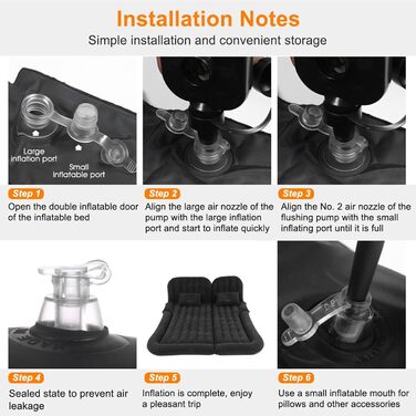 Надувний матрац для автомобіля SUV: комфортне спальне місце для подорожей та кемпінгу