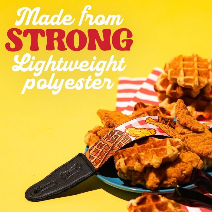 Гітарний ремінь Levy's Musikinstrumente з поліестеру, 5,1 см, з мотивом пончиків (65 дюймів, пончики)