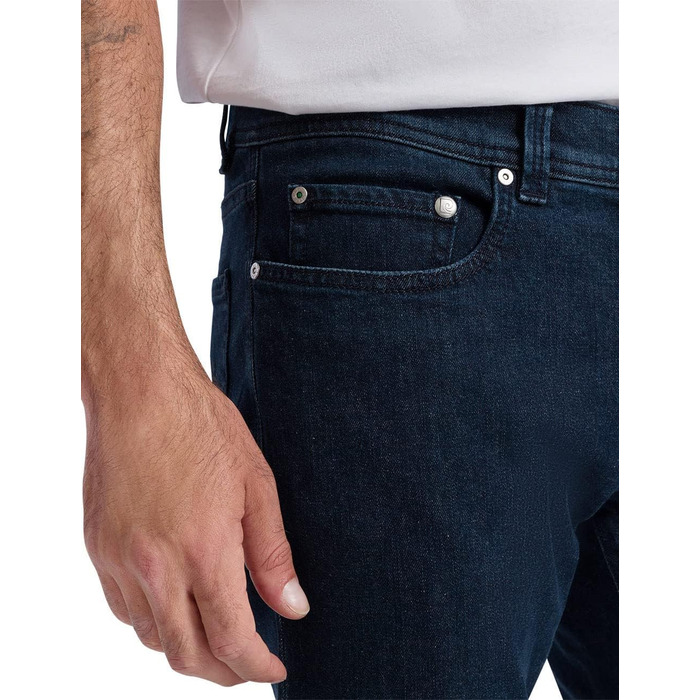 Джинси чоловічі Pierre Cardin Lyon, синій Stonewash, завужений крій 38W/30L