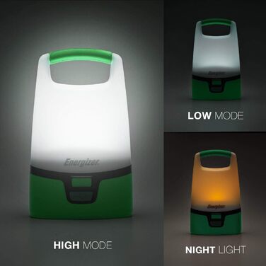 Energizer LED Camping Lantern, Vision Recharge Lantern for Camping, Hiking, Emergency, Green