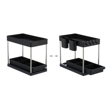 Relaxdays Under Sink Shelf Set of 2