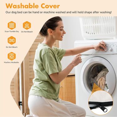 Ортопедичне ліжко для собак середнього розміру, 2-в-1, для вулиці, овальне, з кишенькою, сіре (бежеве, S)