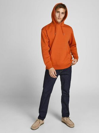 Чоловічий худі з капюшоном JACK & JONES RDD Logo, колір Hawaiian Sunset, розмір XS