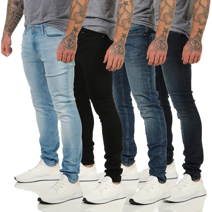 Джинси чоловічі JACK & JONES Skinny Stretch Denim чорні 36W/34L