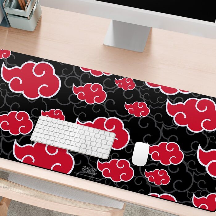 Килимок для миші та клавіатури Head Case Designs Naruto Shippuden Akatsuki 95x40 см - XL ігровий килимок