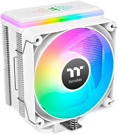 Thermaltake ASTRIA 400 ARGB: Повітряний кулер для CPU з RGB підсвічуванням (білий)