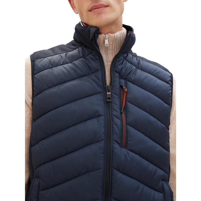 Жилет чоловічий TOM TAILOR, розмір 3XL, колір Sky Captain Blue