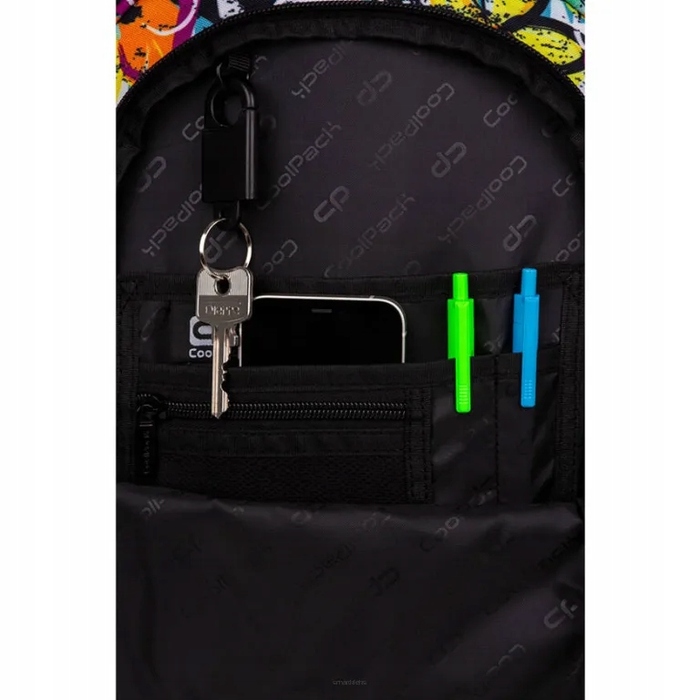 Багатокамерний шкільний рюкзак CoolPack, багатоколірний, 29 л