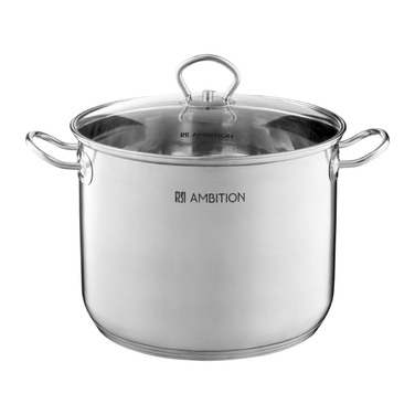 Каструля традиційна Ambition Acero 22 см, 6,8 л, нержавіюча сталь