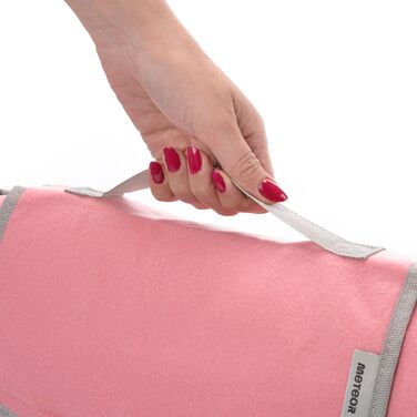 Плед для пікніка Meteor XXL водонепроникний, 200x200 см, Рожевий - термоізоляційний килимок для кемпінгу, пляжу, саду