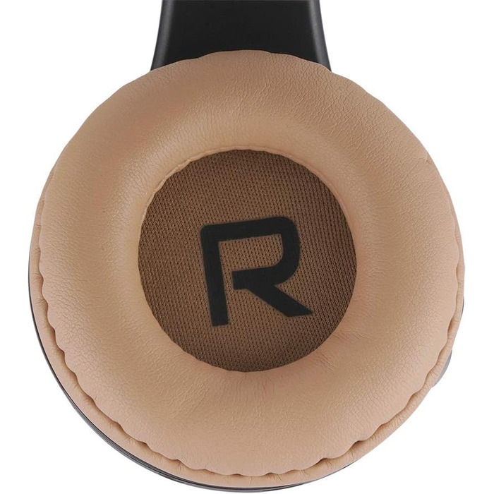 Бездротові навушники PowerLocus Over Ear Bluetooth з мікрофоном (Чорний/Коричневий)