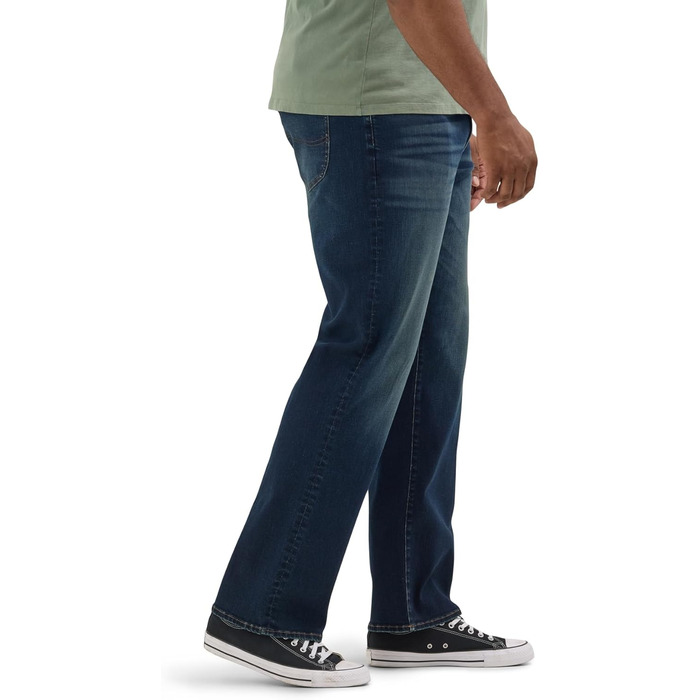 Чоловічі джинси Lee Extreme Motion Relaxed Straight (54W/34L, Dark Convoy) - класичний крій, зручна посадка