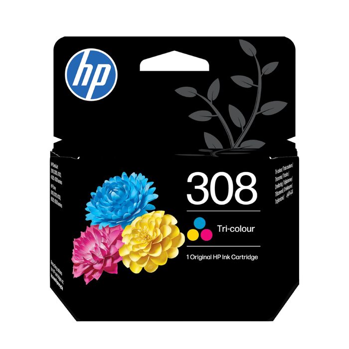 Оригінальний кольоровий картридж HP 308 (попередня версія) для струминного принтера