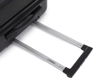 Набір валіз-ролерів (3 шт): M, L, XL, Elfenbeinweiß. Сучасний хардлайнер з коліщатками 360°, замком та зручною ручкою. Ідеальний для подорожей!