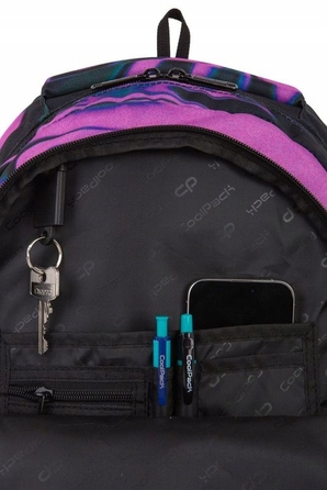 Великий багатосекційний шкільний рюкзак CoolPack, колір: аметист
