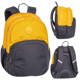 Багатовідсіковий шкільний рюкзак CoolPack, відтінки жовтого та золотого, 27 л