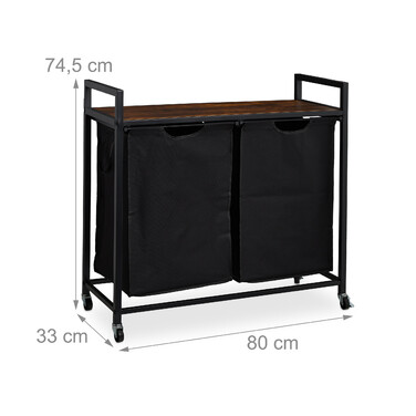 Relaxdays Laundry Basket Rack